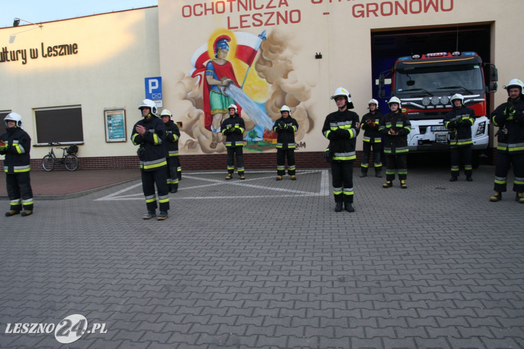 Strażacy OSP Leszno-Gronowo dla Wojtusia