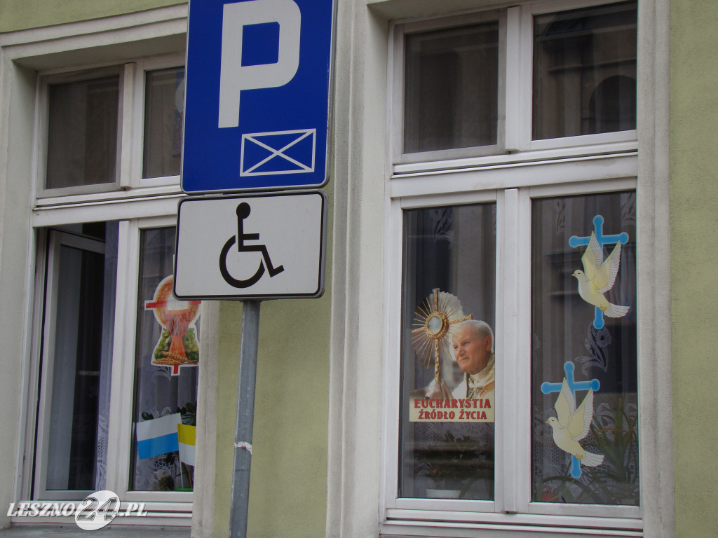 Procesja Bożego Ciała wokół Bazyliki w Lesznie