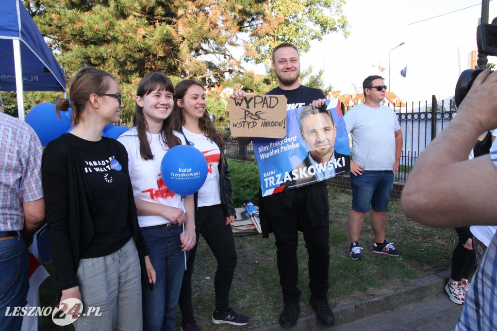 Rafał Trzaskowski w Lesznie