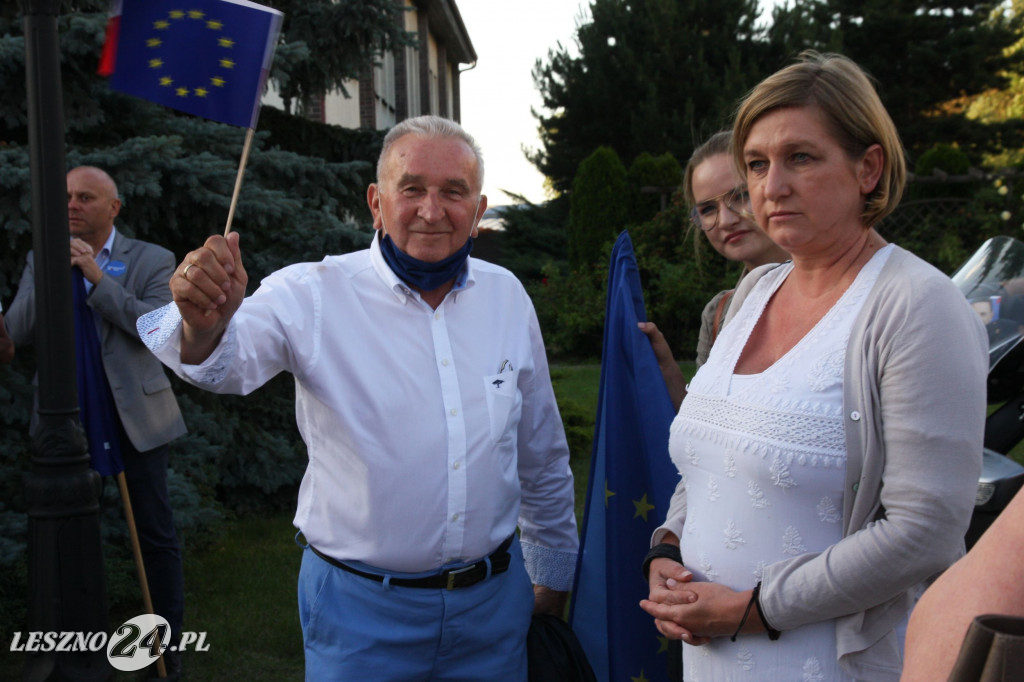 Rafał Trzaskowski w Lesznie