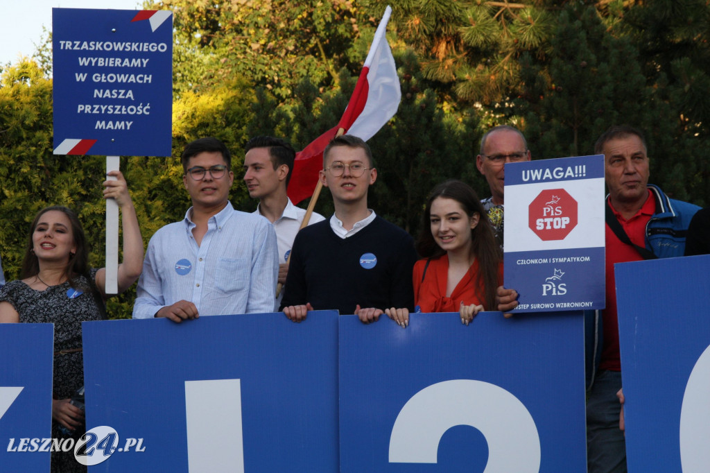 Rafał Trzaskowski w Lesznie