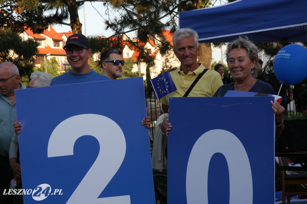 Rafał Trzaskowski w Lesznie