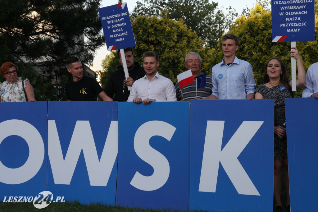 Rafał Trzaskowski w Lesznie