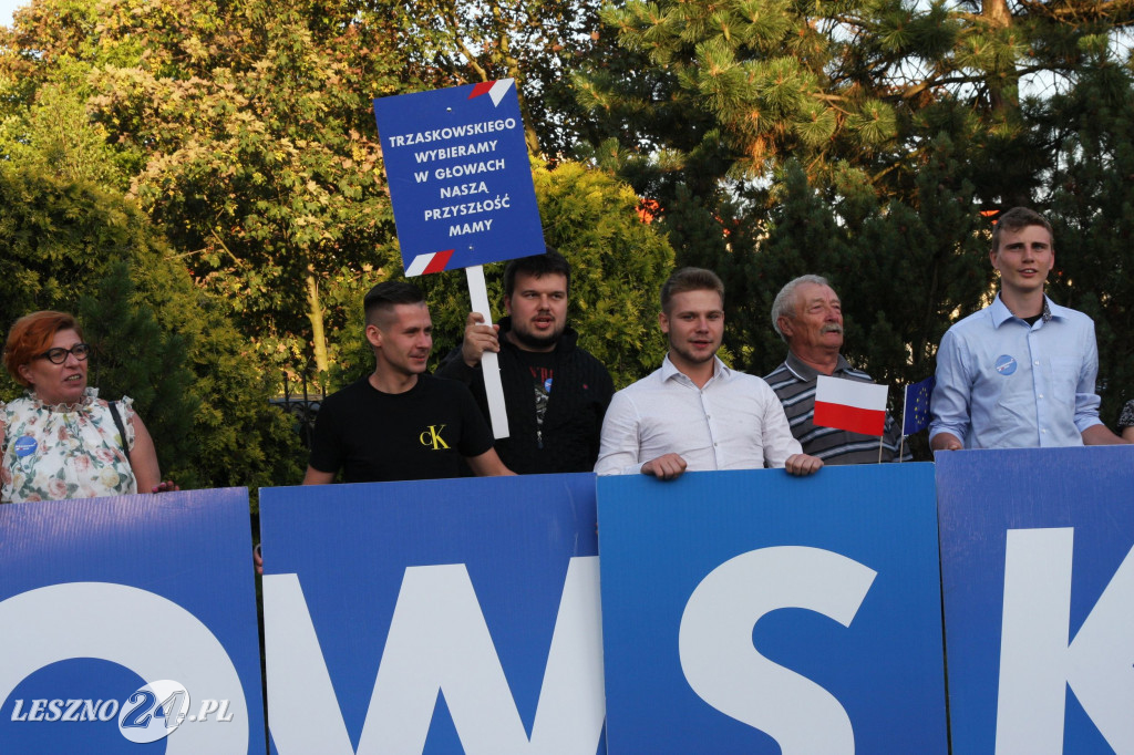 Rafał Trzaskowski w Lesznie