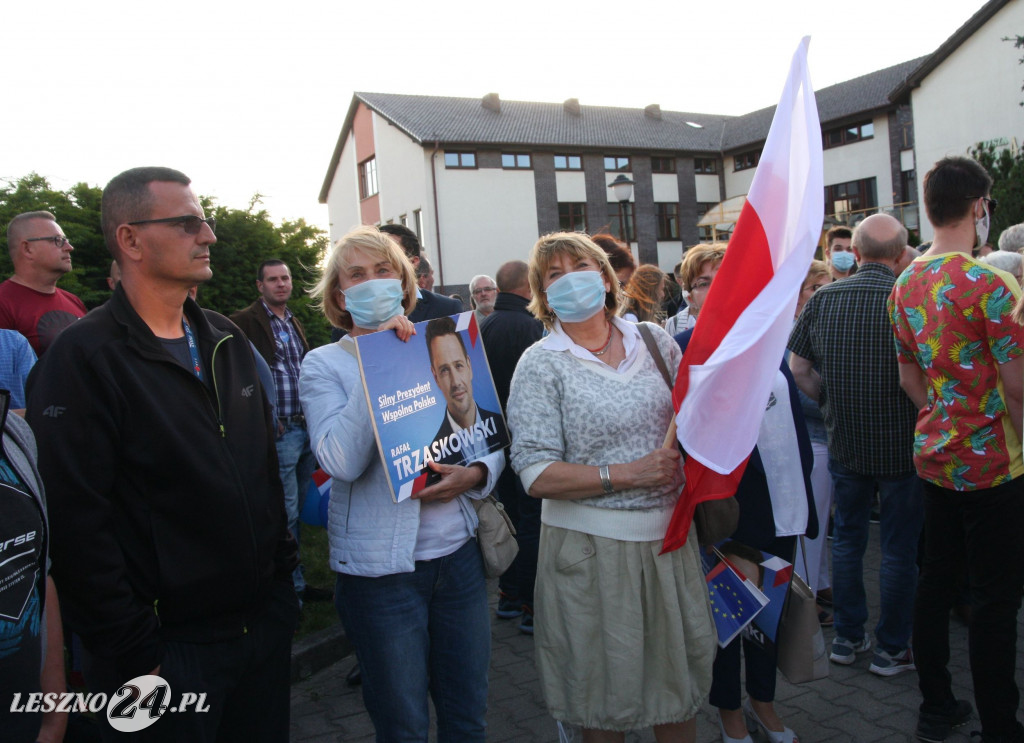 Rafał Trzaskowski w Lesznie