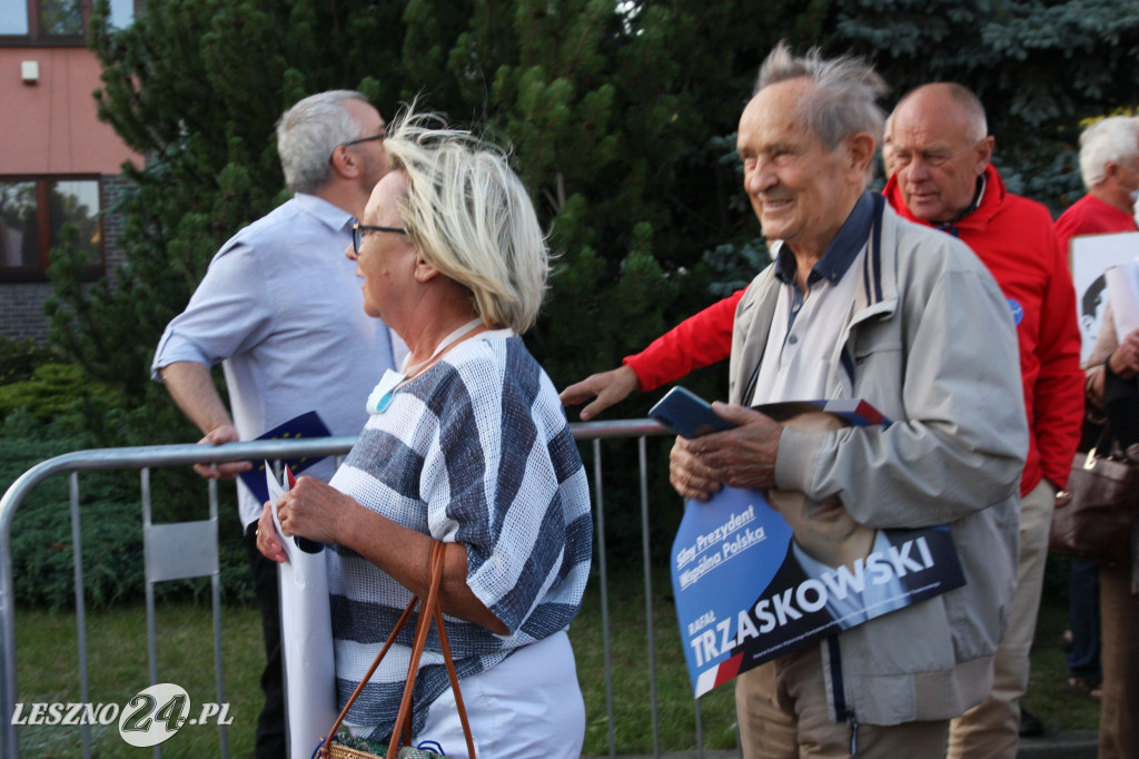 Rafał Trzaskowski w Lesznie