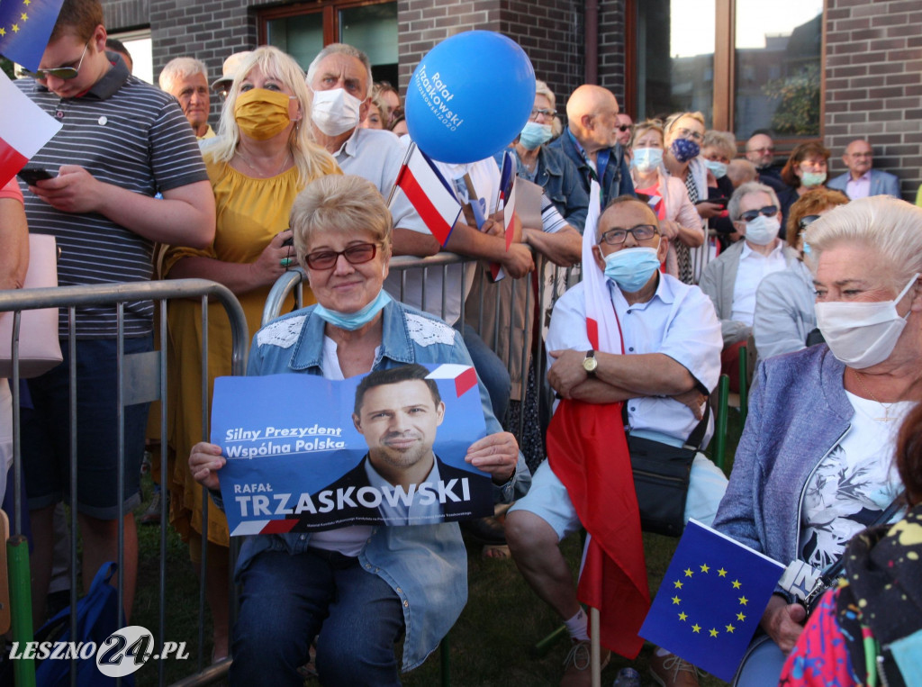 Rafał Trzaskowski w Lesznie