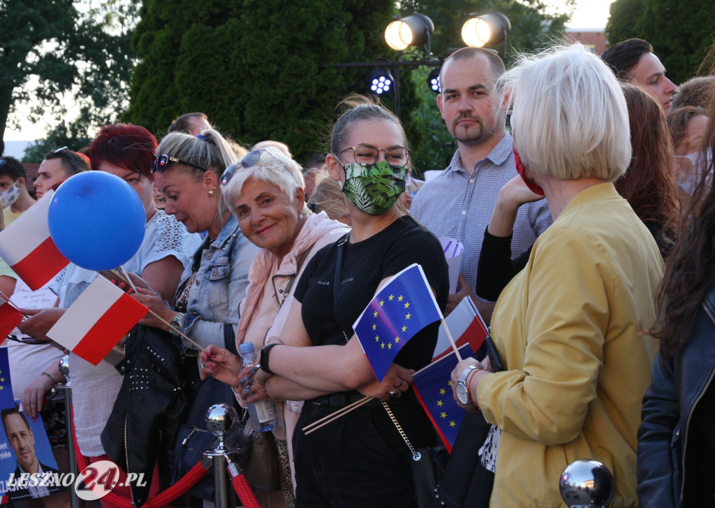 Rafał Trzaskowski w Lesznie