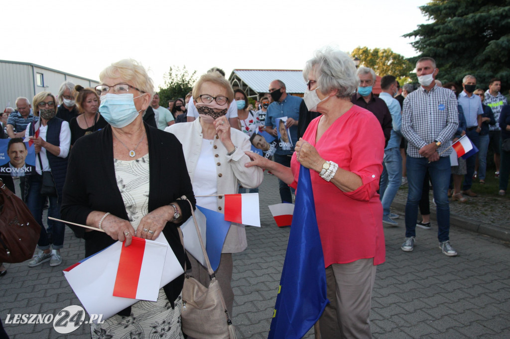 Rafał Trzaskowski w Lesznie