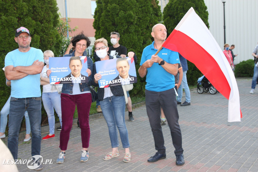 Rafał Trzaskowski w Lesznie