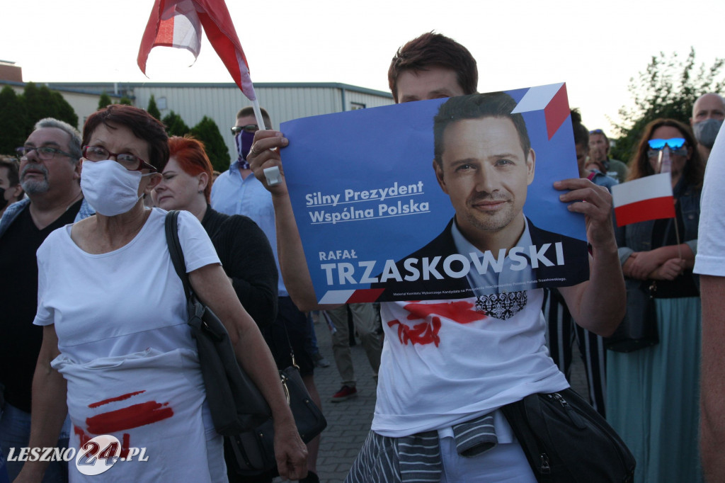 Rafał Trzaskowski w Lesznie