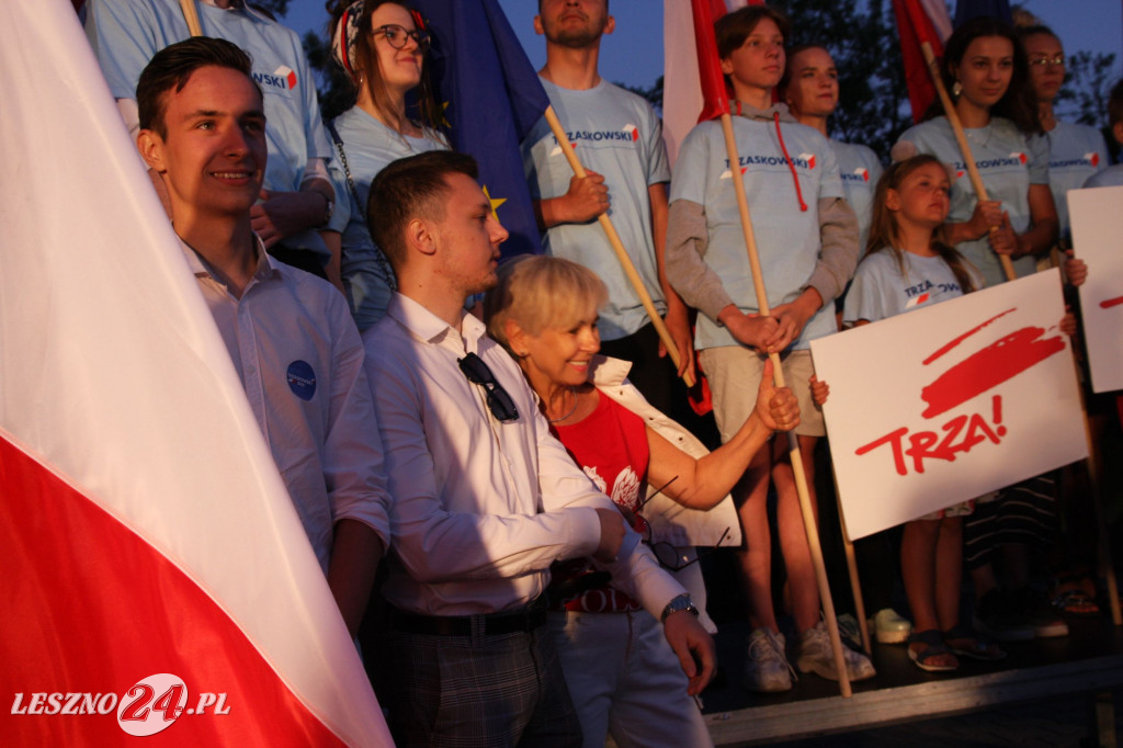 Rafał Trzaskowski w Lesznie