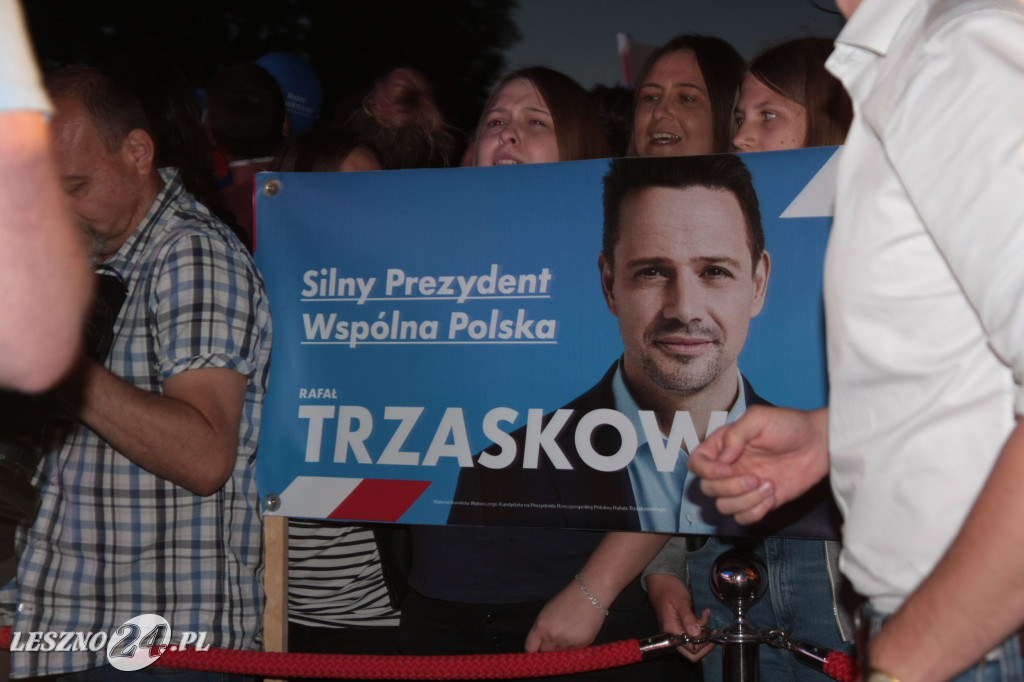 Rafał Trzaskowski w Lesznie