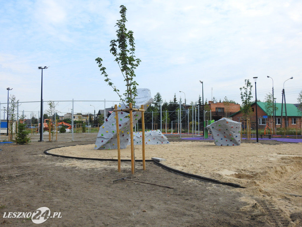 Park na Gronowie jeszcze w budowie