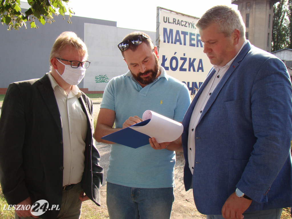 Protest przeciwko wycince przy ul. Fabrycznej