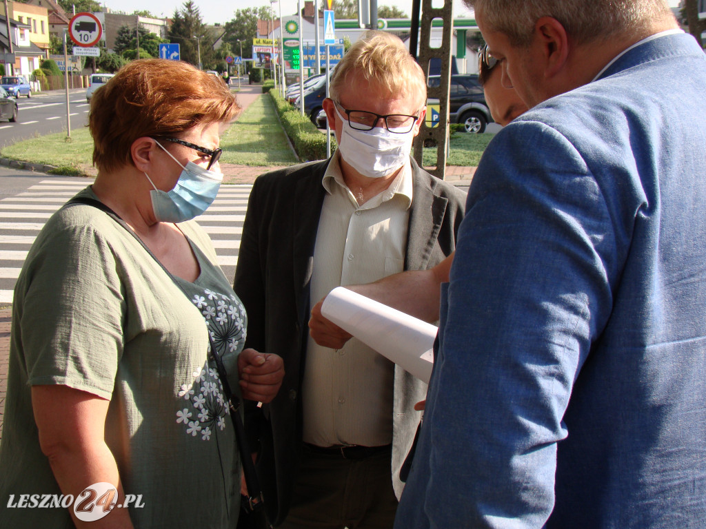 Protest przeciwko wycince przy ul. Fabrycznej