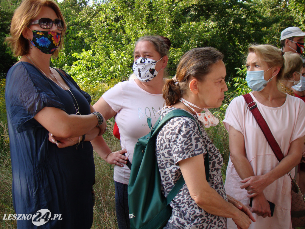 Protest przeciwko wycince przy ul. Fabrycznej