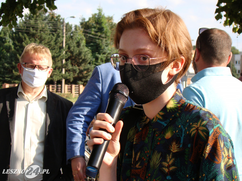 Protest przeciwko wycince przy ul. Fabrycznej