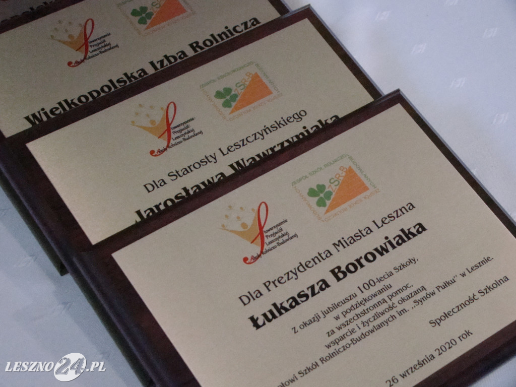 100 lat Zespołu Szkół Rolniczo-Budowlanych w Lesznie