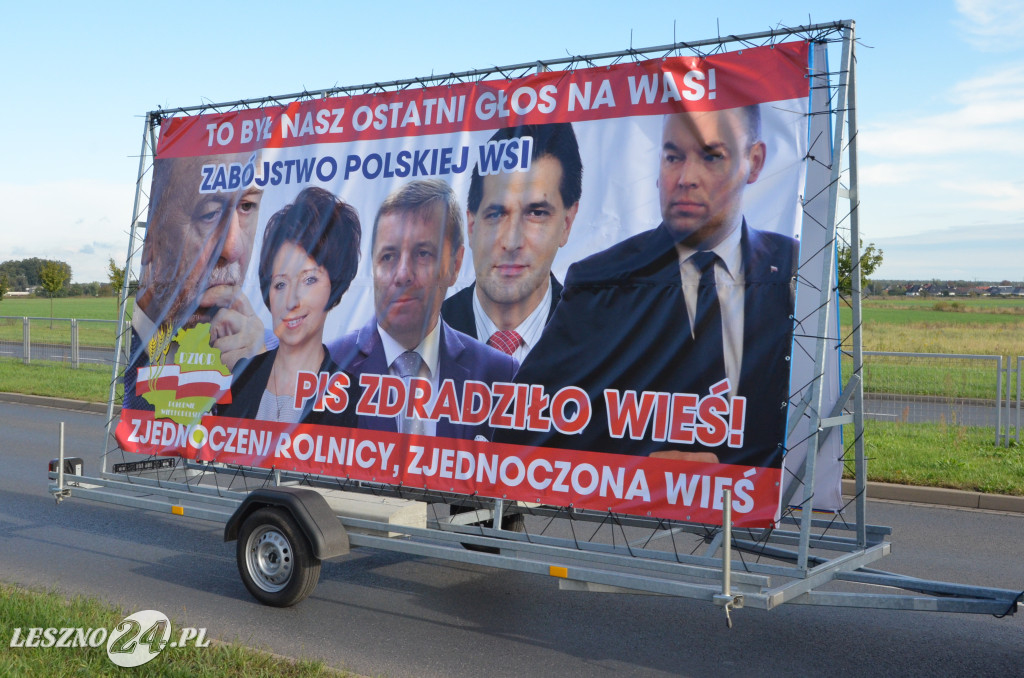 Rolniczy protest na drogach, 7 października 2020