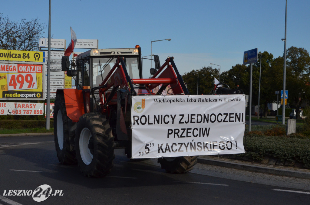 Rolniczy protest na drogach, 7 października 2020