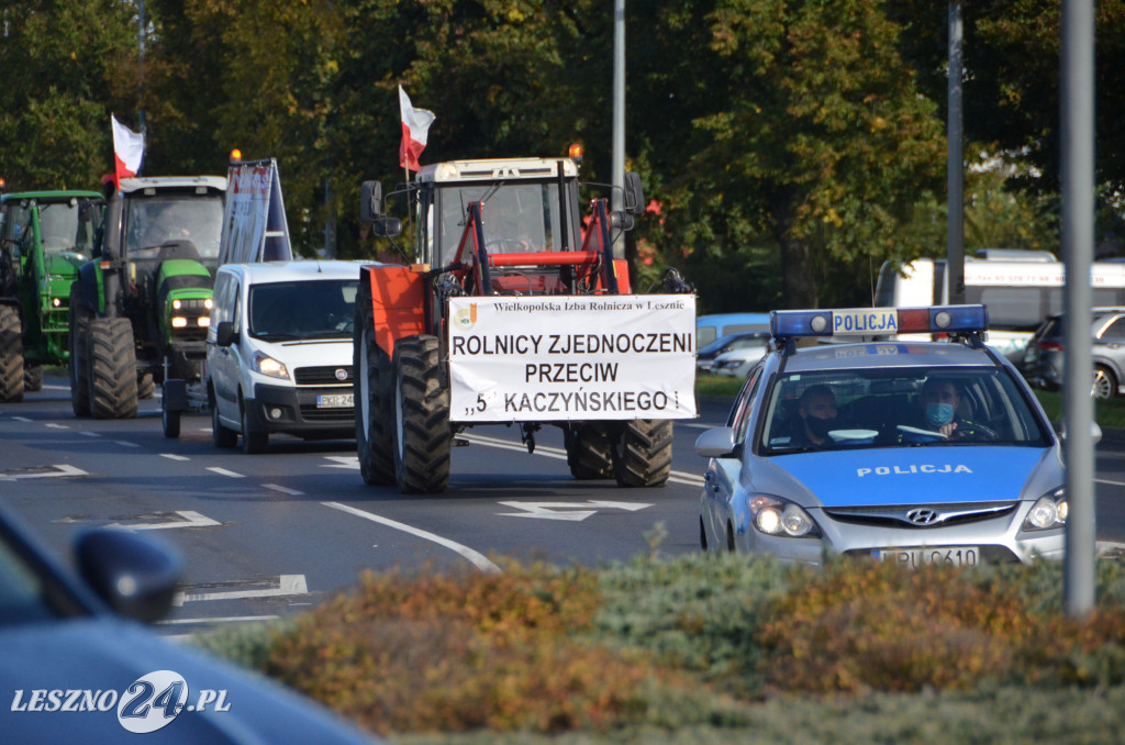 Rolniczy protest na drogach, 7 października 2020