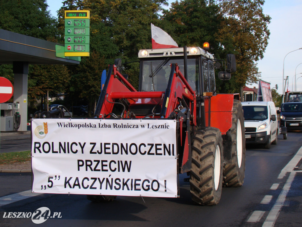 Rolniczy protest na drogach, 7 października 2020