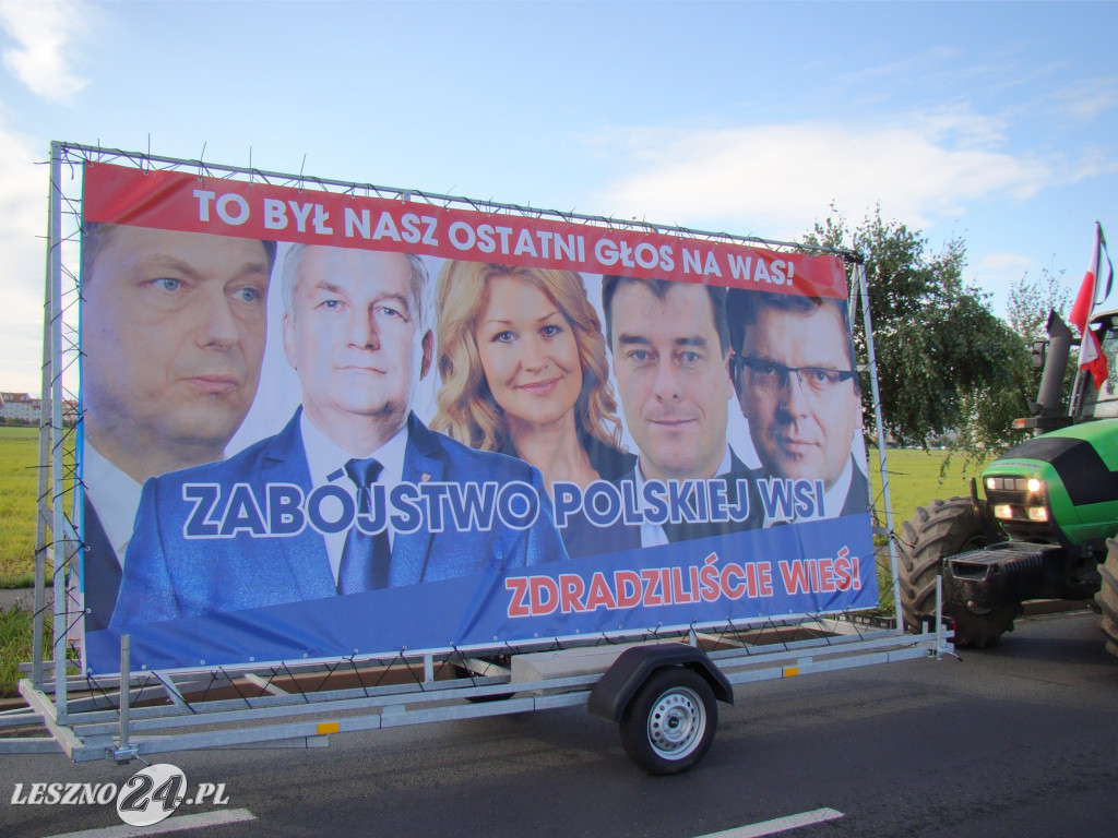Rolniczy protest na drogach, 7 października 2020