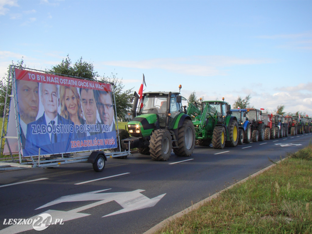 Rolniczy protest na drogach, 7 października 2020