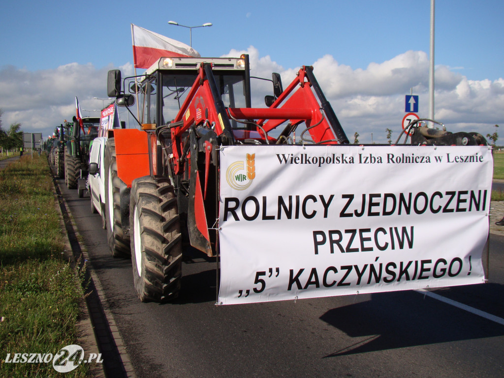 Rolniczy protest na drogach, 7 października 2020