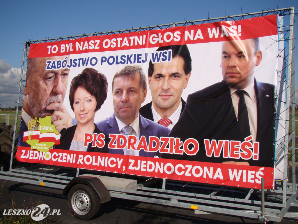 Rolniczy protest na drogach, 7 października 2020