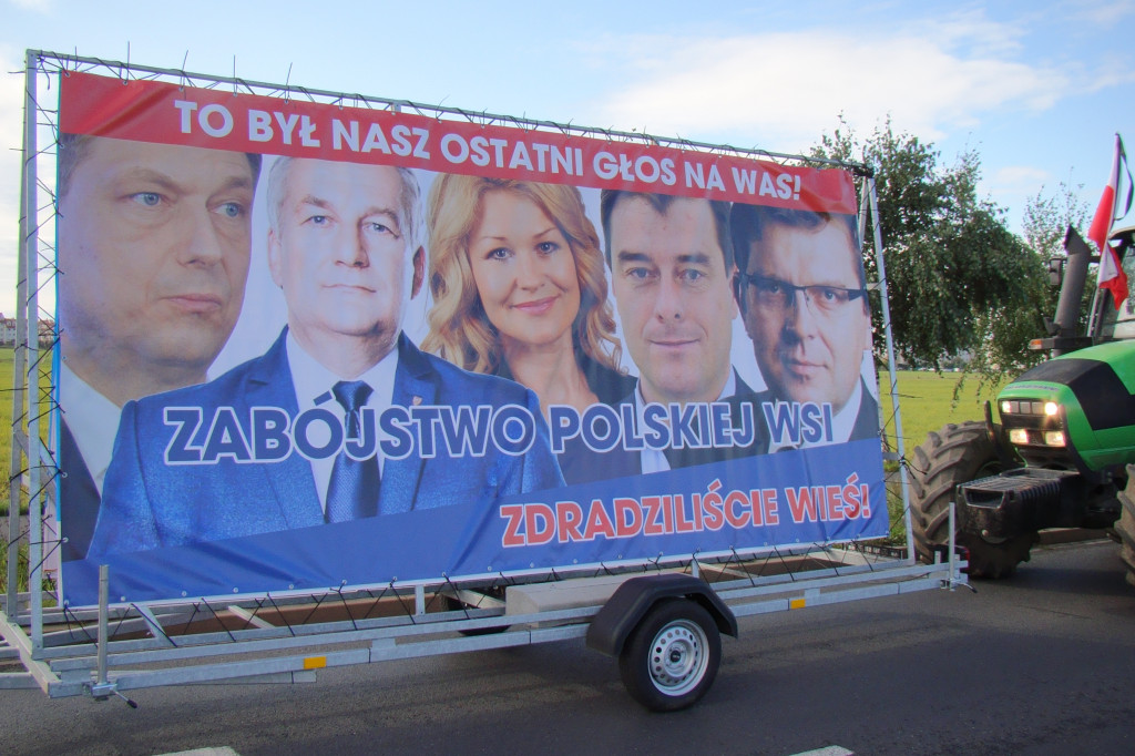 Rolniczy protest na drogach, 7 października 2020