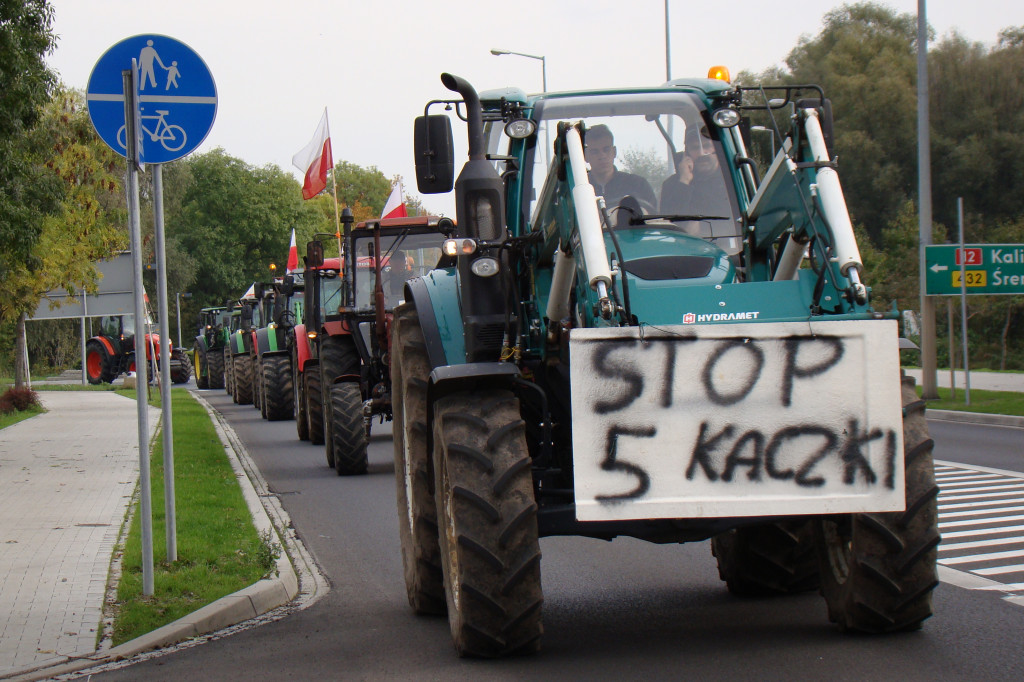 Rolnicy znów wyjchali na drogi, 21.10.2020