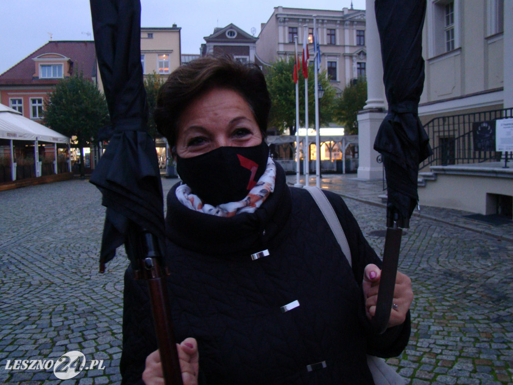 Protest Kobiet w Lesznie