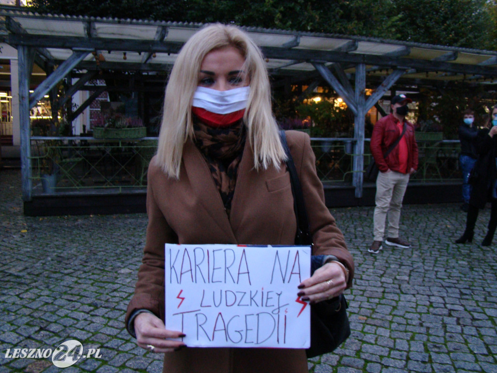 Protest Kobiet w Lesznie