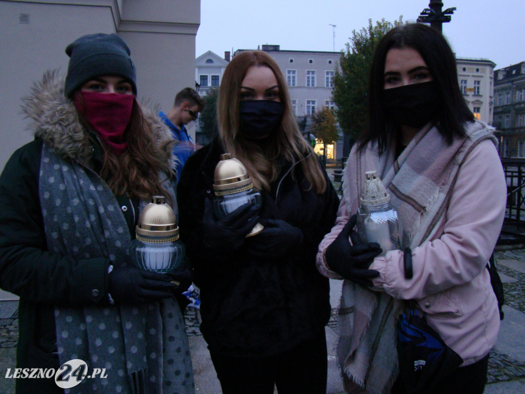 Protest Kobiet w Lesznie
