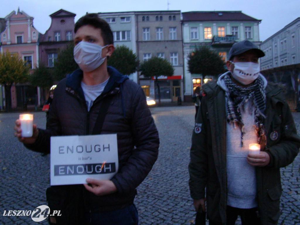 Protest Kobiet w Lesznie