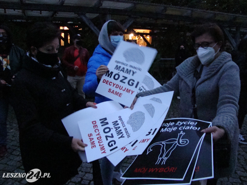 Protest Kobiet w Lesznie