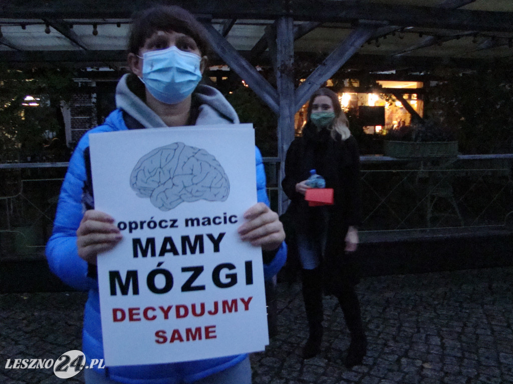Protest Kobiet w Lesznie
