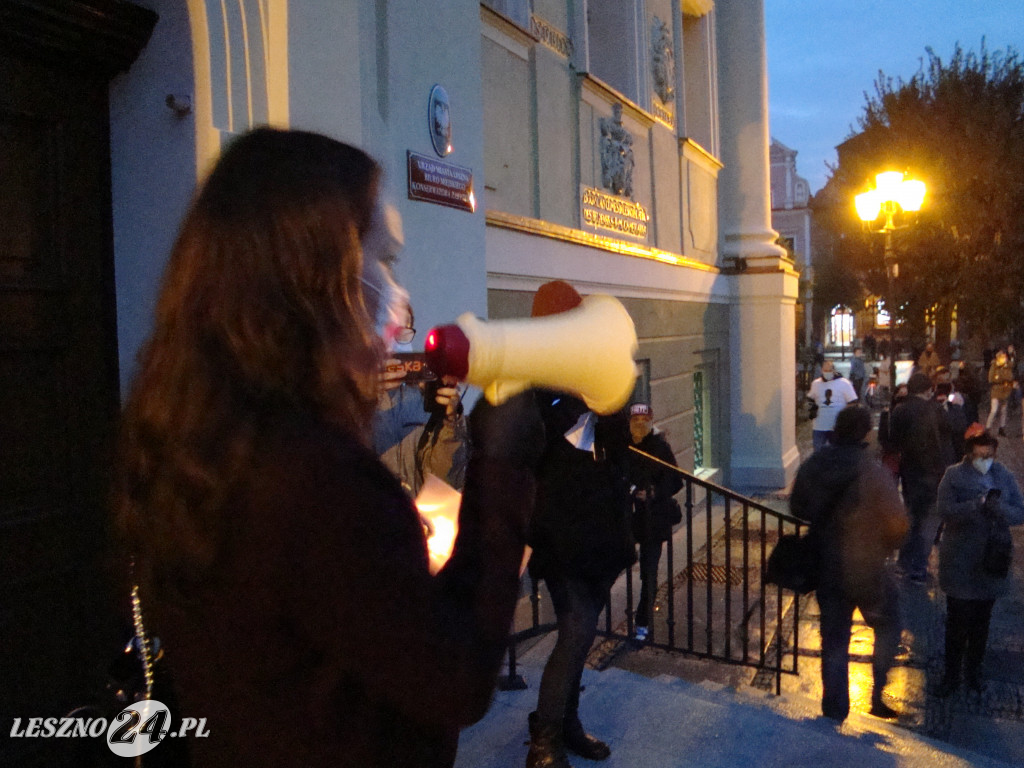 Protest Kobiet w Lesznie