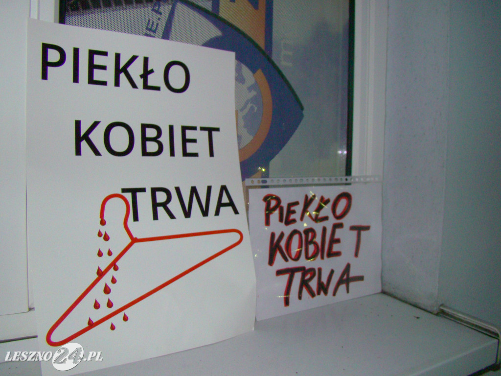 Protest Kobiet w Lesznie