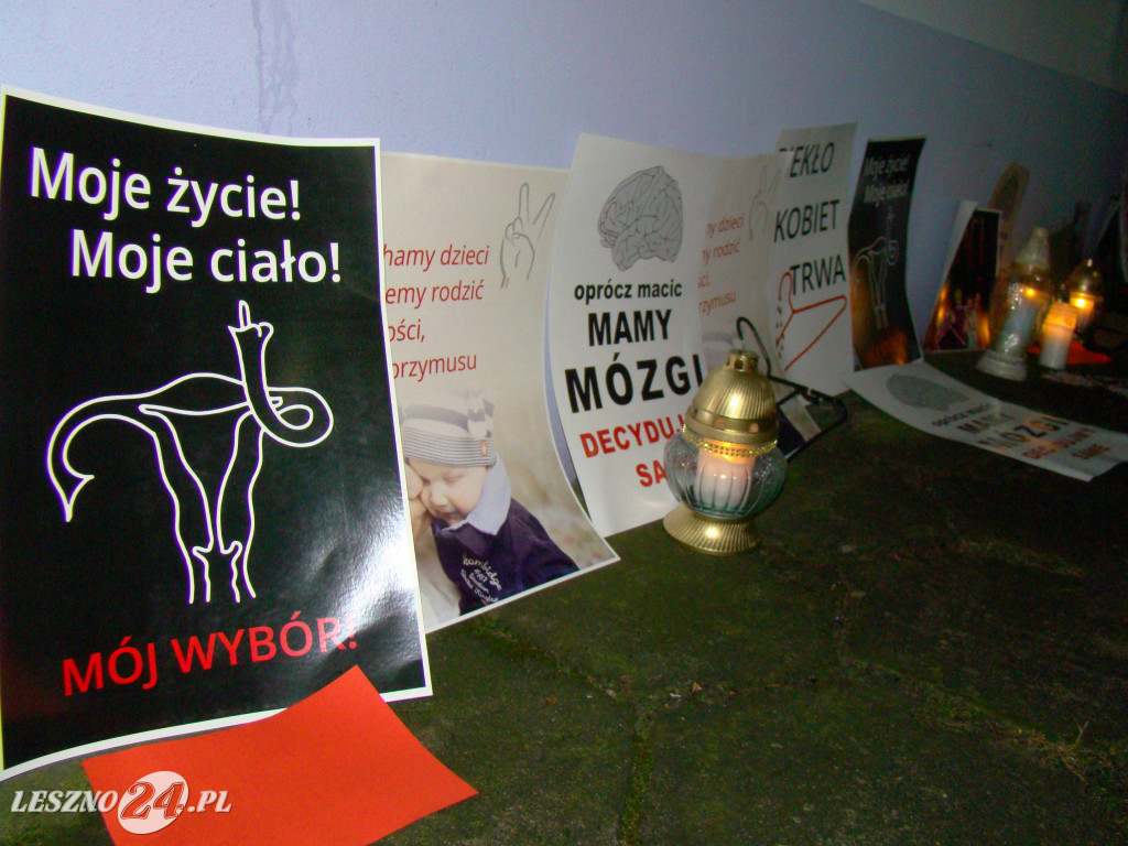 Protest Kobiet w Lesznie