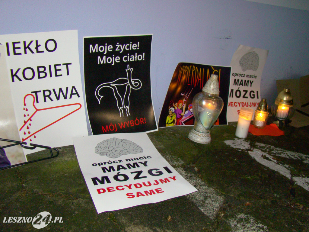 Protest Kobiet w Lesznie