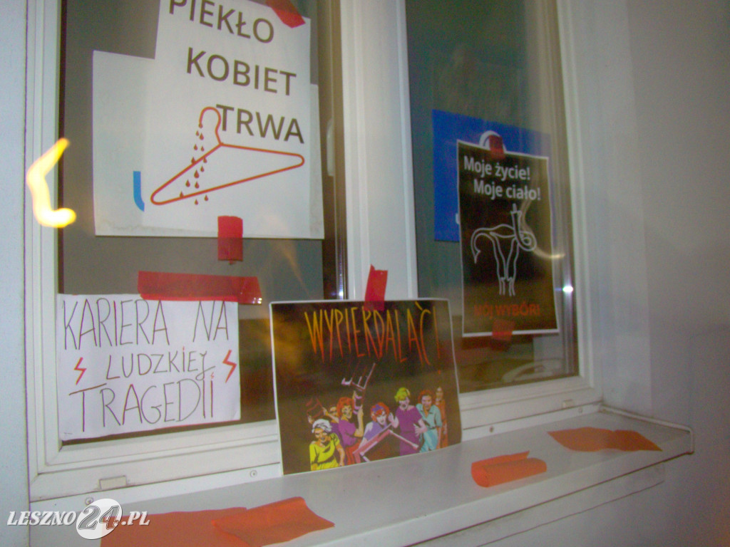 Protest Kobiet w Lesznie