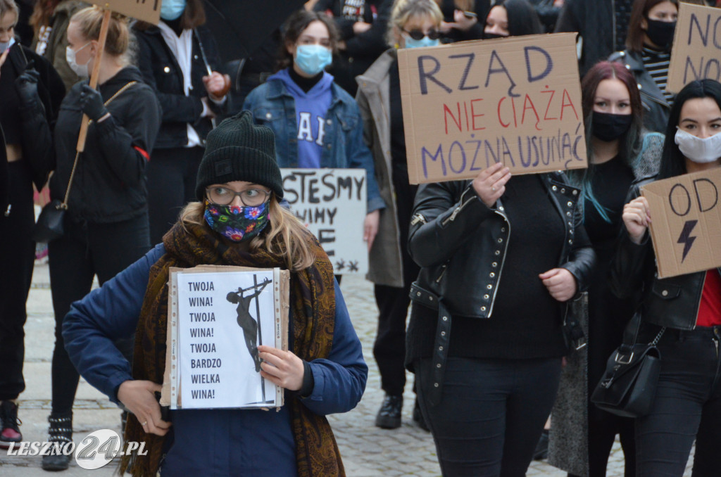 Strajk Kobiet. Blokada ulic w Lesznie