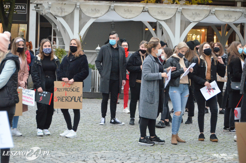 Strajk Kobiet. Blokada ulic w Lesznie