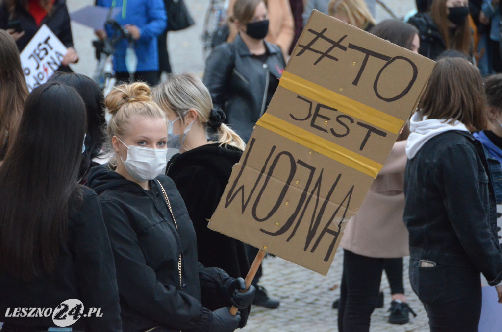 Strajk Kobiet. Blokada ulic w Lesznie