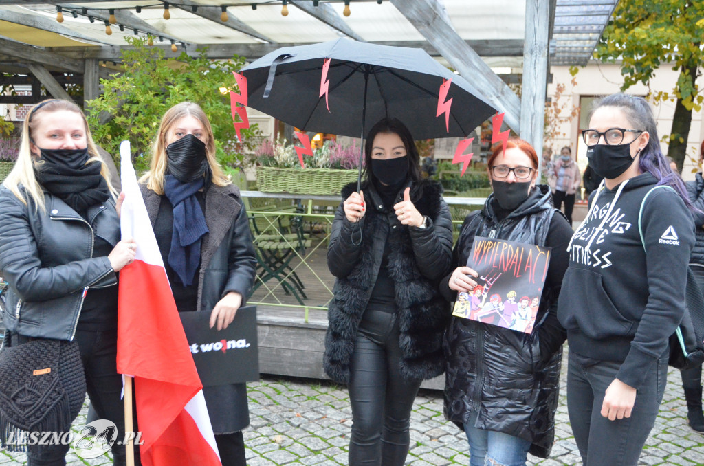 Strajk Kobiet. Blokada ulic w Lesznie