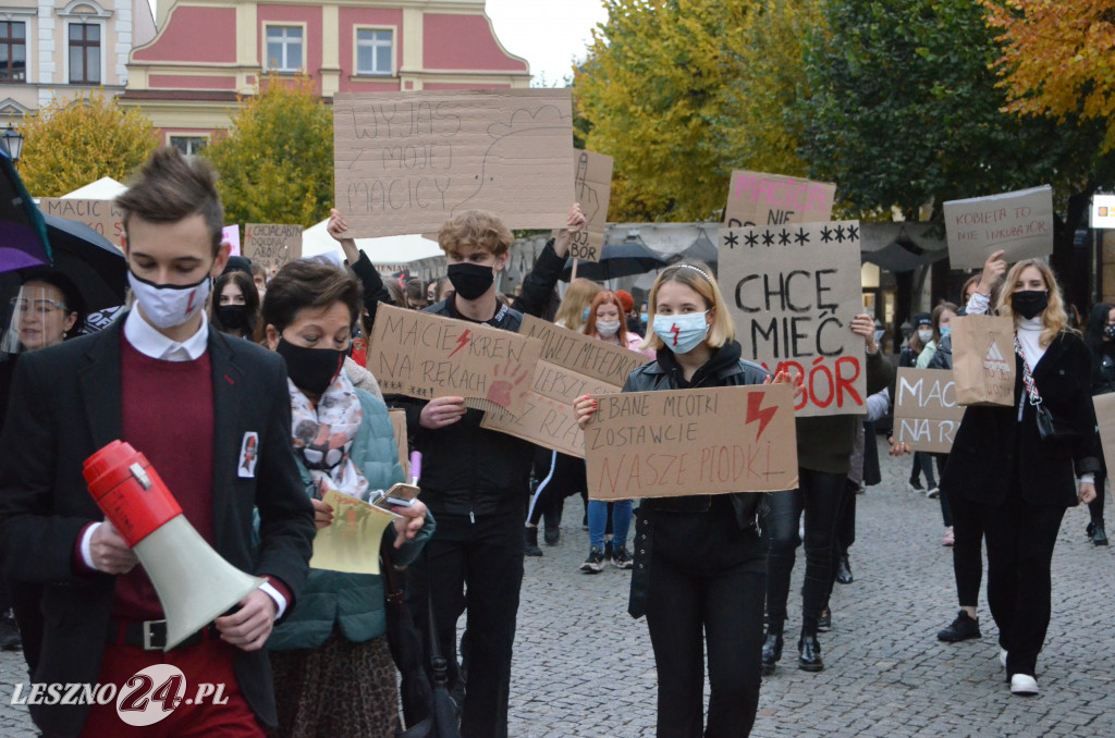 Strajk Kobiet. Blokada ulic w Lesznie