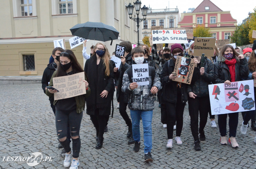 Strajk Kobiet. Blokada ulic w Lesznie